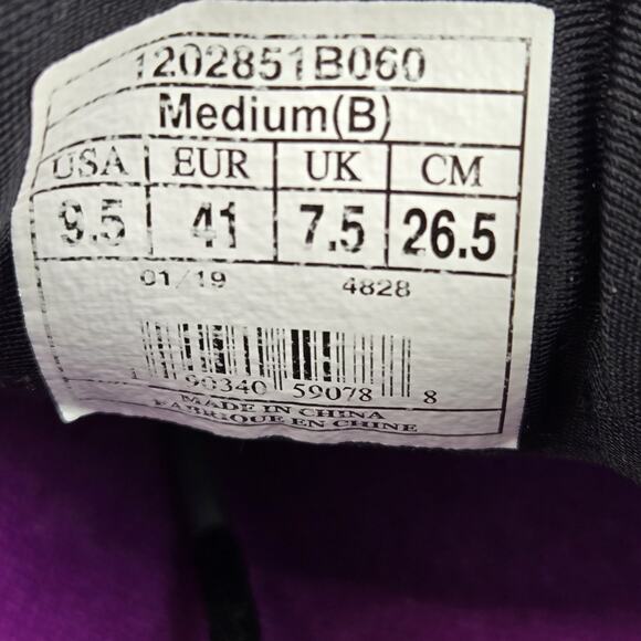 Brooks Running Shoes Womens 9.5 Launch 6 Black Gray Geometric Athleisure Comfort - Picture 13 of 13